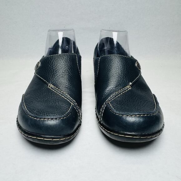 Clarks Bendables Ashland Lane Loafers Shoes Women's Size 9 M Dark Blue Slip Ons - Picture 4 of 10